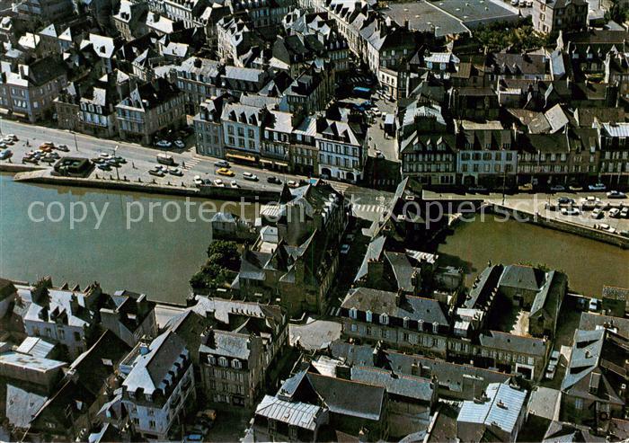 Landerneau 29 Finistere Le vieux pont sur l’Elorn Vue aerienne