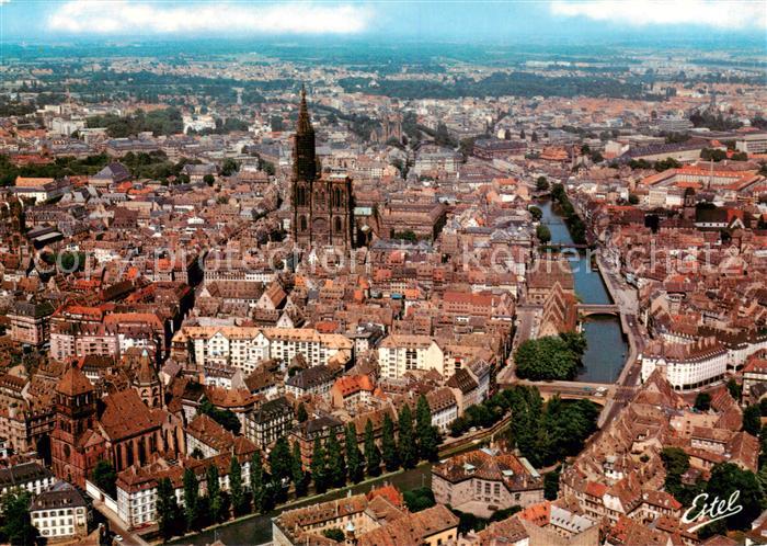 Strasbourg 67 Alsace Vue aerienne Eglise Saint Thomas et les