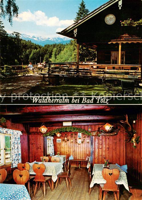 Bad Toelz Waldherralm mit Benediktenwand Gaststube