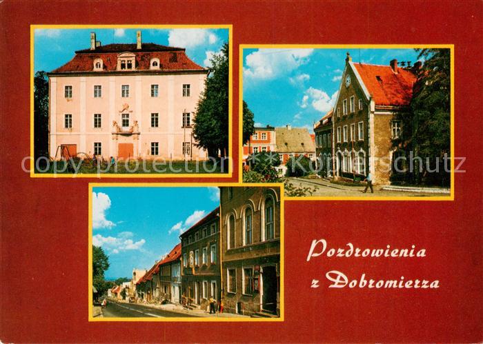 Dobromierz Palac Urzad Gminny Fragment placu Wolnosci