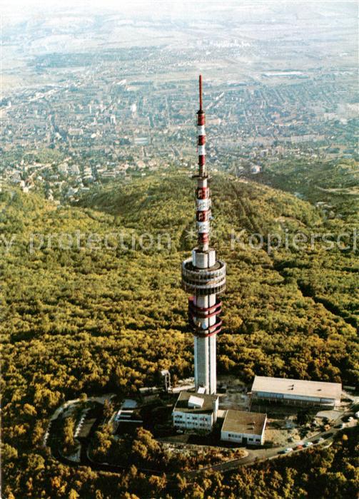 Pecs Fuenfkirchen HU TV kilato eszpresszo Fliegeraufnahme