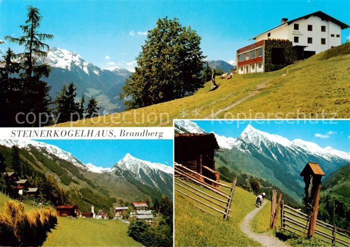 Brandberg  Tirol AT Steinerkogelhaus Gruenberg Penken Brandberg mit Kolm Weg zum