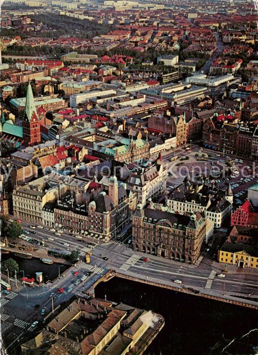 Malmoe Sweden Fliegeraufnahme