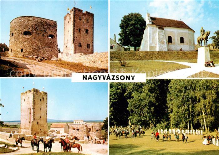 Nagyvazsony HU Burg Kirche Ritterspiele