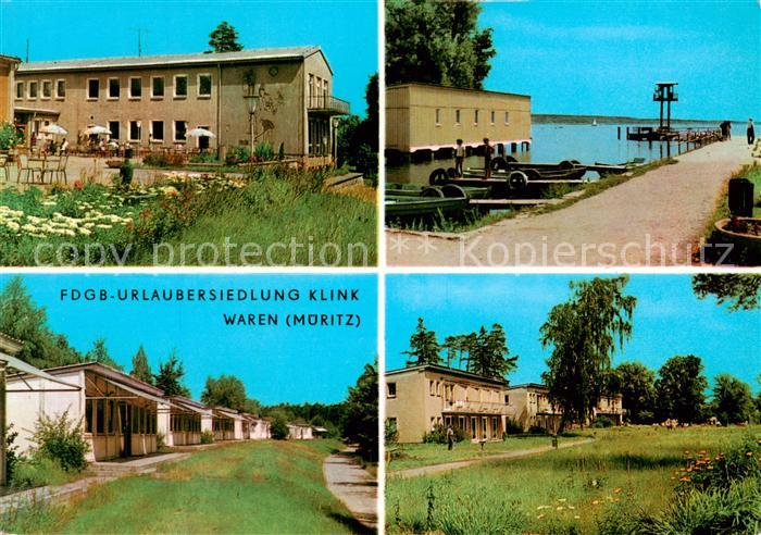 Klink Waren FDGB Urlaubersiedlung Details