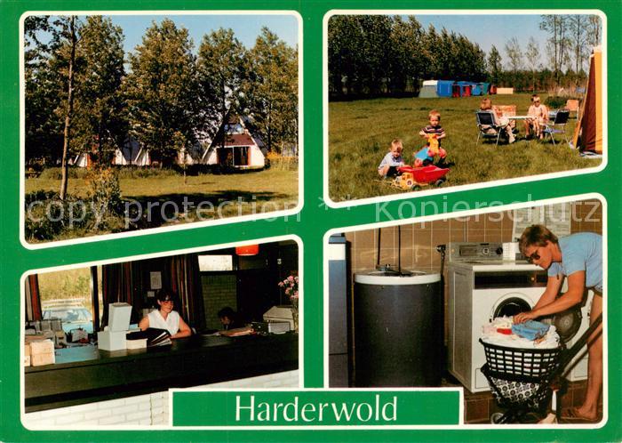 Zeewolde NL Bungalowpark Harderwold Camping Rezeption Waschtag