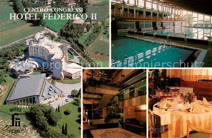 Jesi Fliegeraufnahme Centro Congressi Hotel Federico II Hallenbad Gastraeume