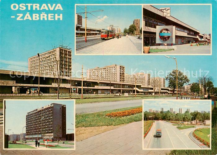 Zabreh Ostrava Bahn Teilansichten Strassenpartie Hotel NHKG