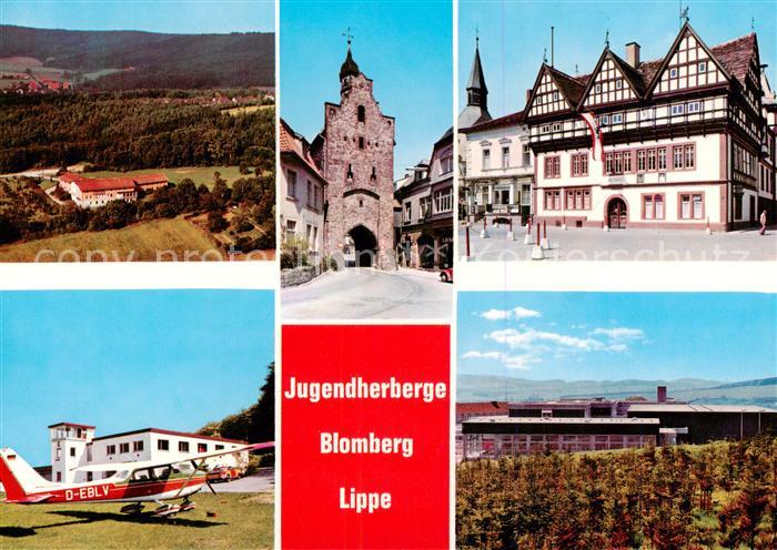 Blomberg Lippe Jugendherberge Panorama Stadttor Flugplatz