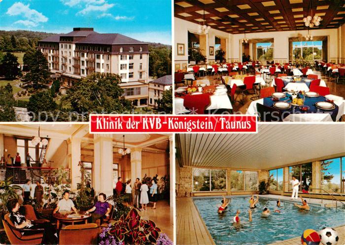Koenigstein  Taunus Klinik der KBV Speisesaal Foyer Hallenbad