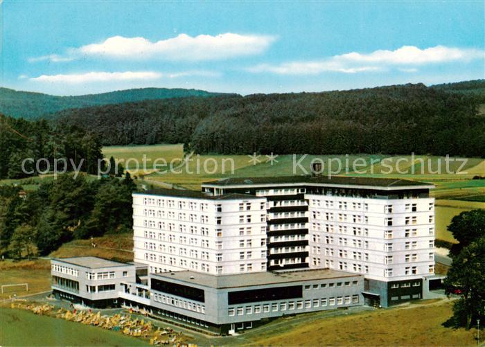 Zwesten Bad Wildungen Hardtwaldklinik Fliegeraufnahme