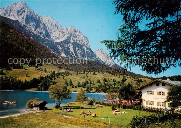 Mittenwald Bayern Gasthaus Ferchensee Panorama