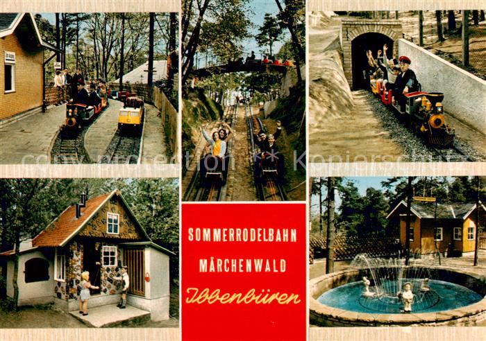 Ibbenbueren Sommerrodelbahn Maerchenwald Brunnen