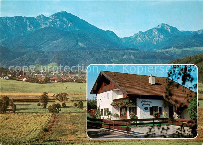 Bergen Chiemgau Gaestehaus Daheim Panorama