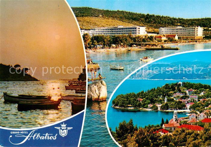 Cavtat Croatia Grand Hotel Albatros Panorama Fliegeraufnahme