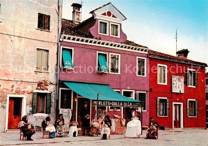 Burano Dalla Olga Merletti d’Arte Piazzetta Galuppi