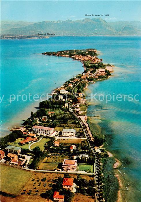 Sirmione Lago di Garda Fliegeraufnahme