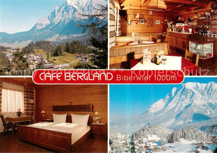 Biberwier Tirol Cafe Bergland Gastraum Zimmer Panorama