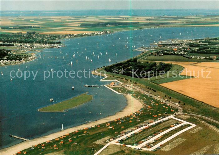 Veerse-Meer Veerse-Gat Veere NL Fliegeraufnahme
