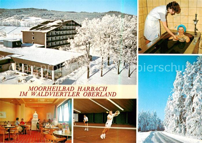 Harbach Moorheilbad Kurhotel Restaurant Tennishalle Winteridyll
