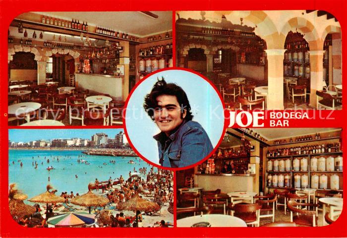 El Arenal Mallorca ES Bodega Bar Joe Gastraeume Strand