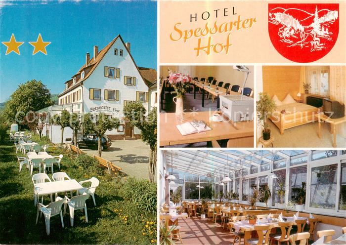 Eschau Bas-Rhin Hotel Spessarter Hof Gastraeume Wintergarten Zimmer