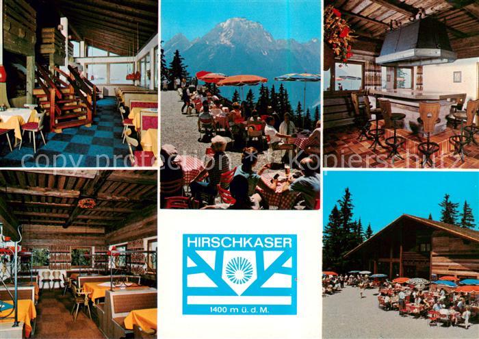 Hirschkaser 1400m Berchtesgaden Bergstation der Hirscheck Sesselbahn Gastraeume