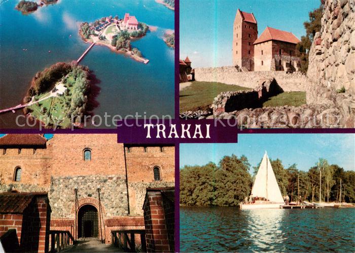 Trakai Lithuania Salos pilies ansamblis