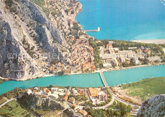 Omis Fliegeraufnahme