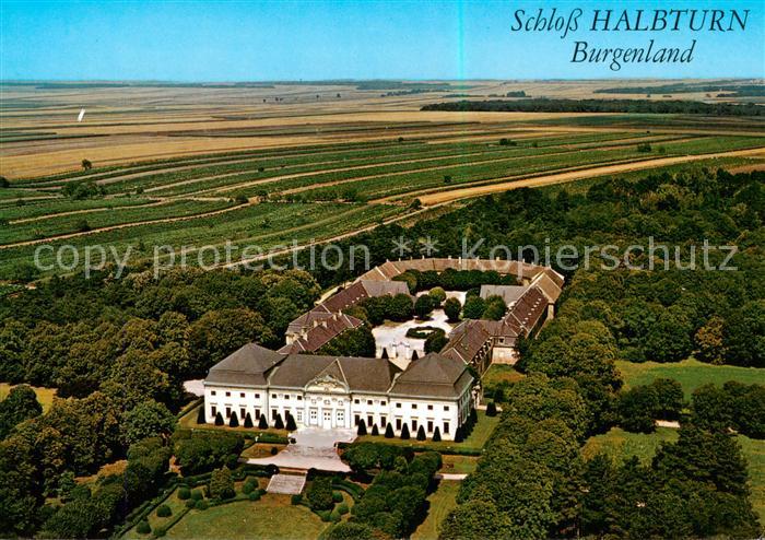 Halbturn Barockschloss Fliegeraufnahme