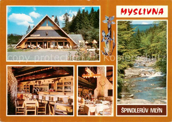 Spindlerova Mlyn CZ Stylova restaurace Myslivna u Divcich lavek