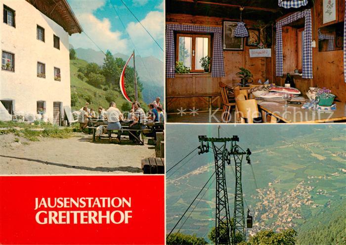 Nassereith Tirol AT Jausenstation Greiterhof Gaststube Seilbahn