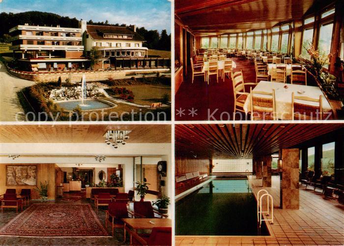 Zell Harmersbach Klinik Ortenau Speisesaal Foyer Hallenbad