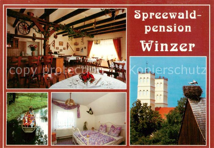 Straupitz Spreewaldpension Winzer Gastraeume Zimmer Storchennest