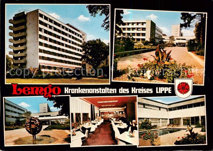 Lemgo Lippe NRW Kreiskrankenhaus Speisesaal Teilansichten
