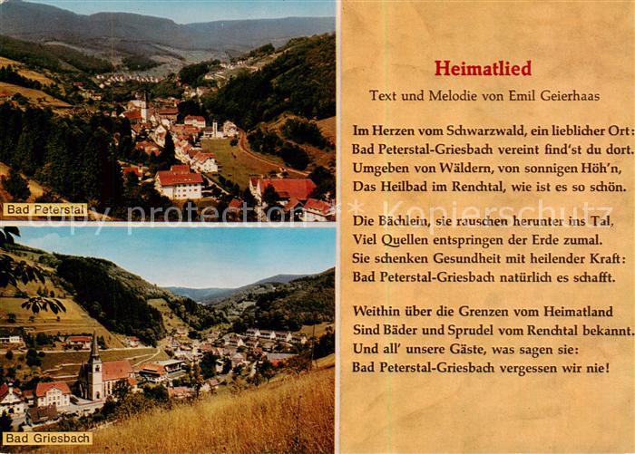 Bad Peterstal-Griesbach Panorama Heimatlied