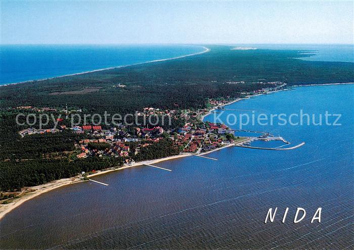 Nida Lithuania Fliegeraufnahme