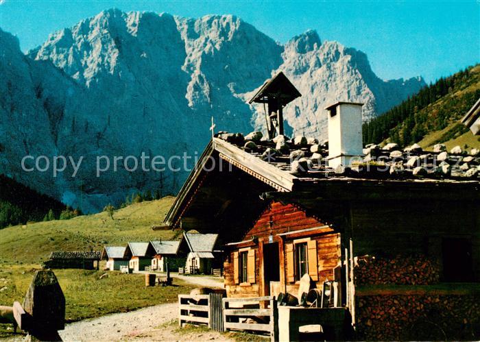 Hinterriss Tirol AT Engalm mit Grubenkar Nordwand