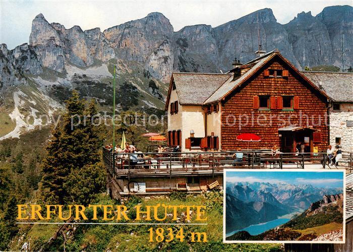 Erfurterhuette 1834m Tirol Achensee Karwendel und Rofan Hochgebirge