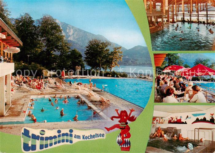 Kochel See Bayern Trimini Hotel Freibad Hallenbad Terrasse