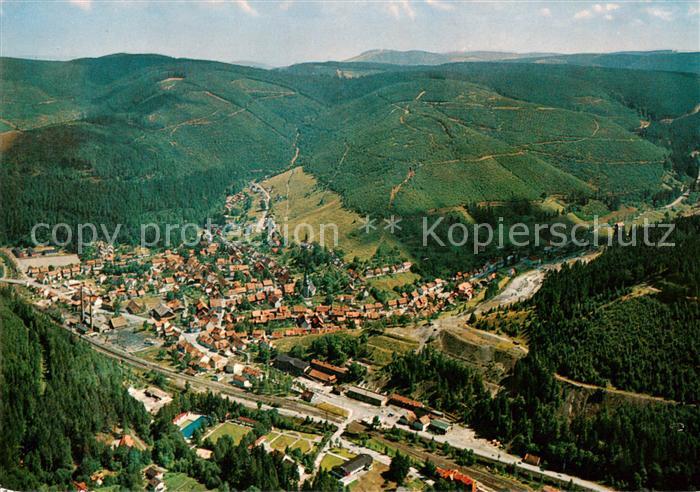 Lautenthal Harz Fliegeraufnahme