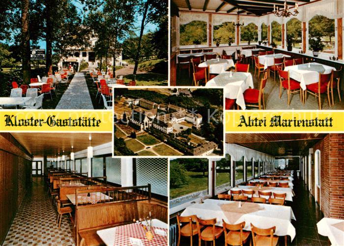 Marienstatt Westerwald Klostergaststaette Abtei Marienstatt Gastraeume