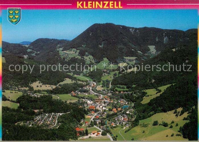 Kleinzell Hainfeld Niederoesterreich AT Fliegeraufnahme