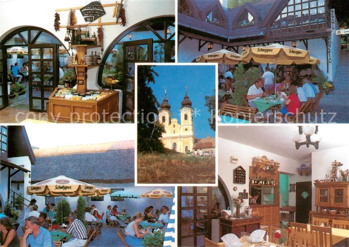 Tihany HU Ciprian Grill Udvar Details Kirche