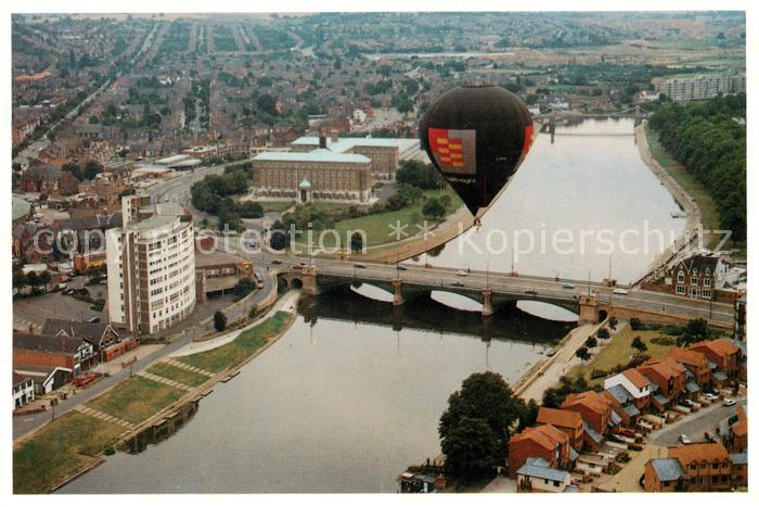 Nottingham  UK Trent Bridge from the air