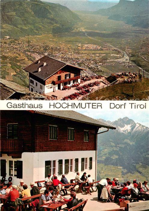 Dorf-Tirol Suedtirol IT Haus Hochmuter Terrasse