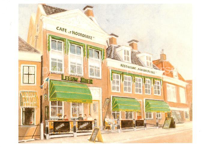 Harlingen Friesland NL Cafe t Noorderke Restaurant Noorderpoort