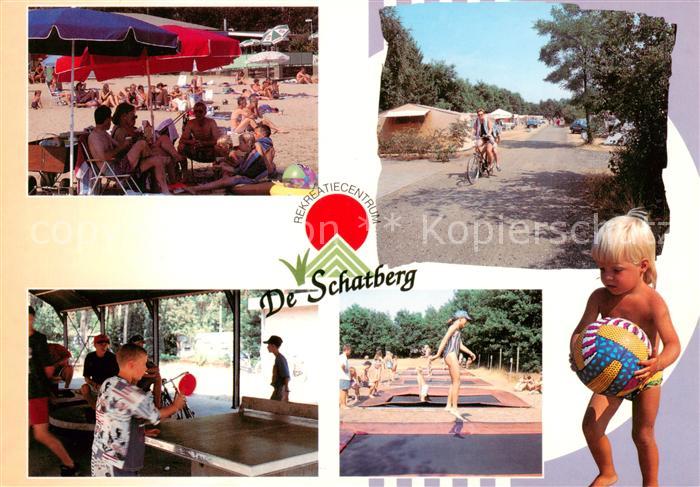 Sevenum NL Recreatiecentrum De Schatberg Freibad Strand Zeltplatz Tischtennis