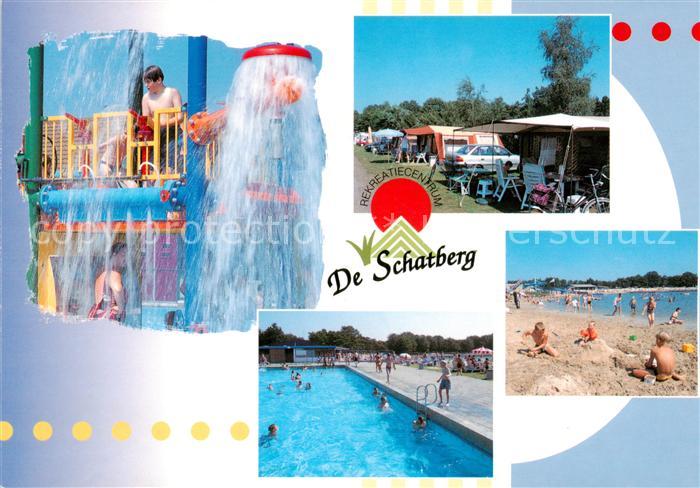 Sevenum NL Recreatiecentrum De Schatberg Freibad Strand Zeltplatz