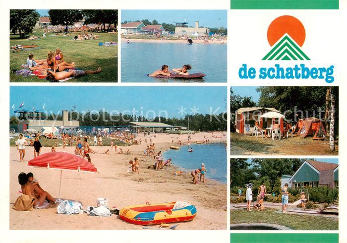 Sevenum NL Recreatiecentrum De Schatberg Freibad Strand Zeltplatz Minigolf
